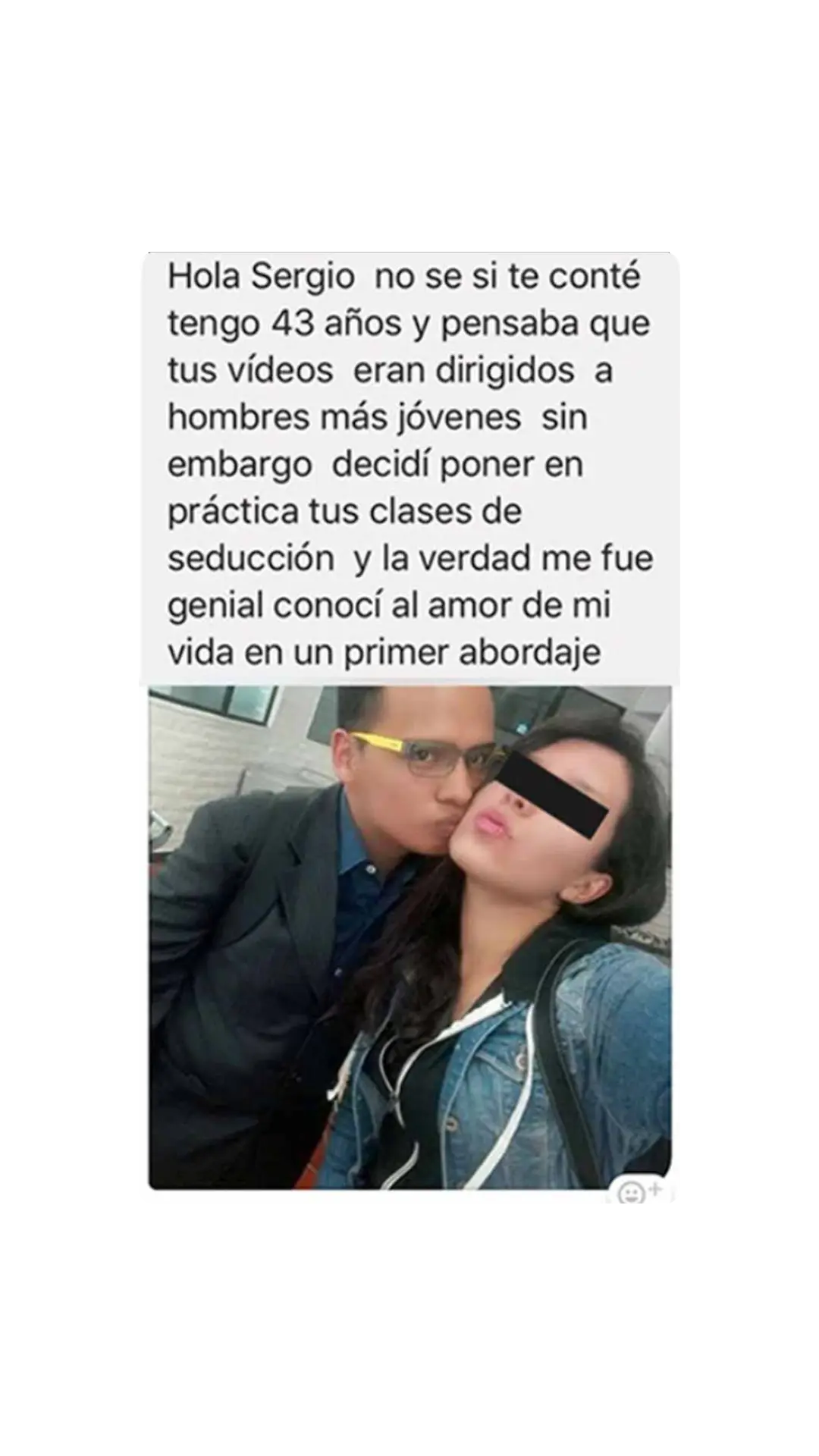 MAESTRO DE LA SEDUCCION TESTIMONIO